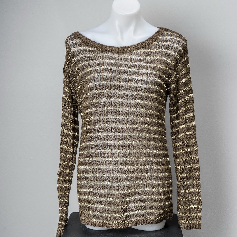 NWOT Banana Republic lurex knit sweater - M
